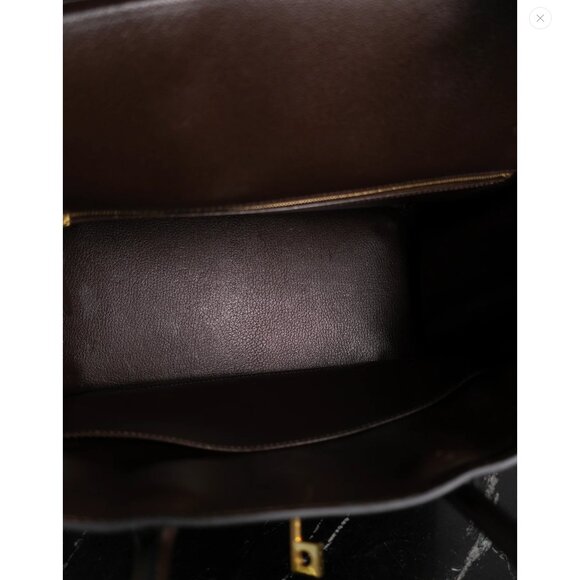 Hermes Birkin 35 Leather Handbag In Brown - Picture 11 of 16